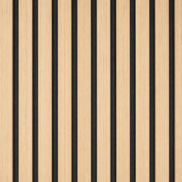 Akustisches Holz-Lamellenpaneel für Wände 270x110 cm